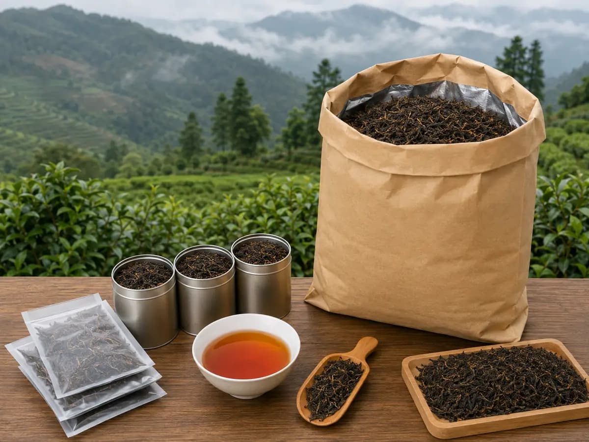 Sourcing and importing black tea from China