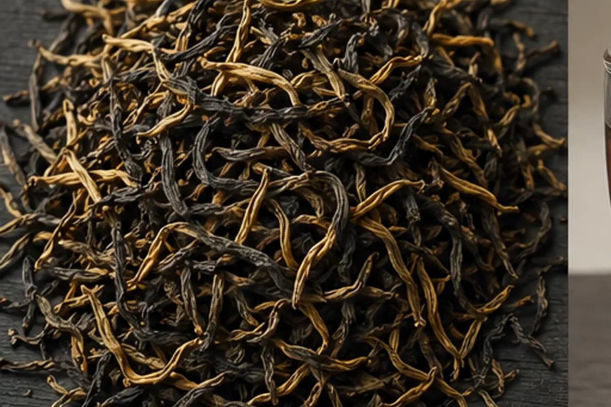 Premium grade Xiangxi Golden Black Tea dry leaves
